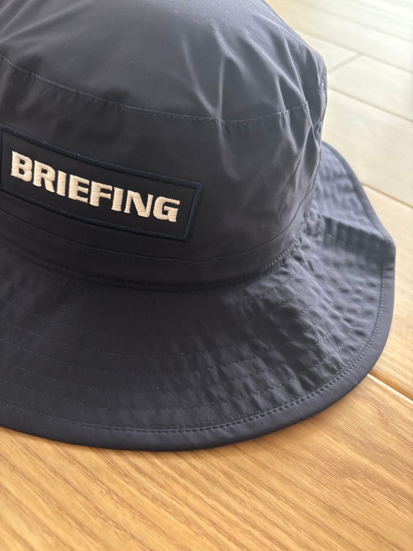 BRIEFING ネイビー　レインキャップ