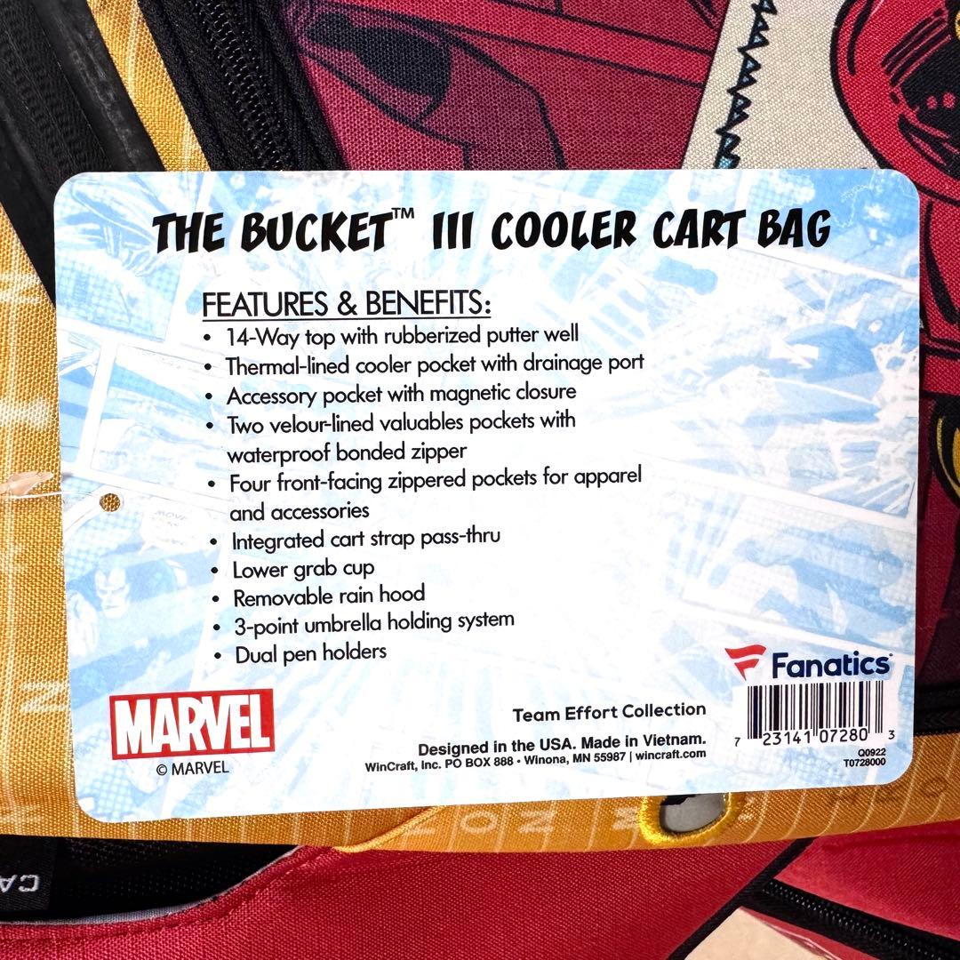 【海外限定】MARVEL マーベル ゴルフバッグ アイアンマン 日本未発売