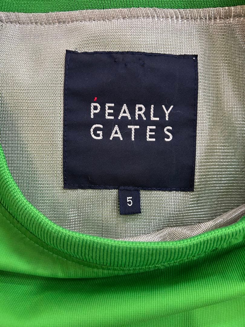 PEARLY GATES ロゴ プルオーバー 5 グリーン