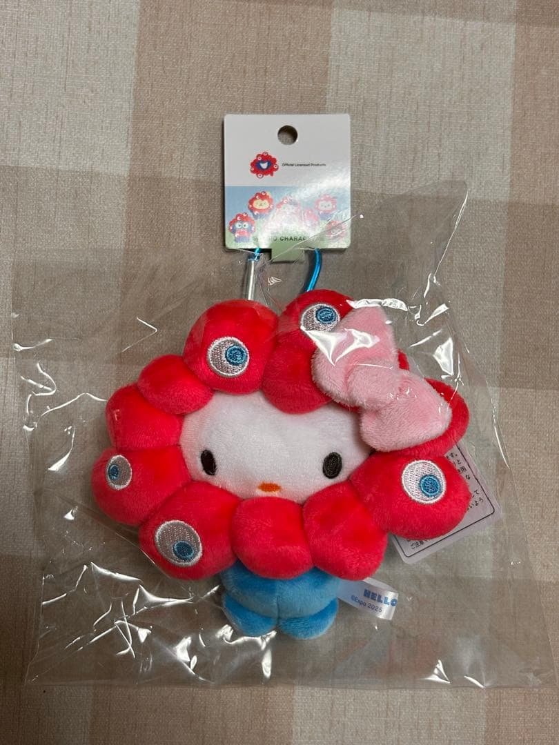 限定値下】サンリオ　ミャクミャクキティなりきりぬいぐるみカラビナ　会場限定　新品