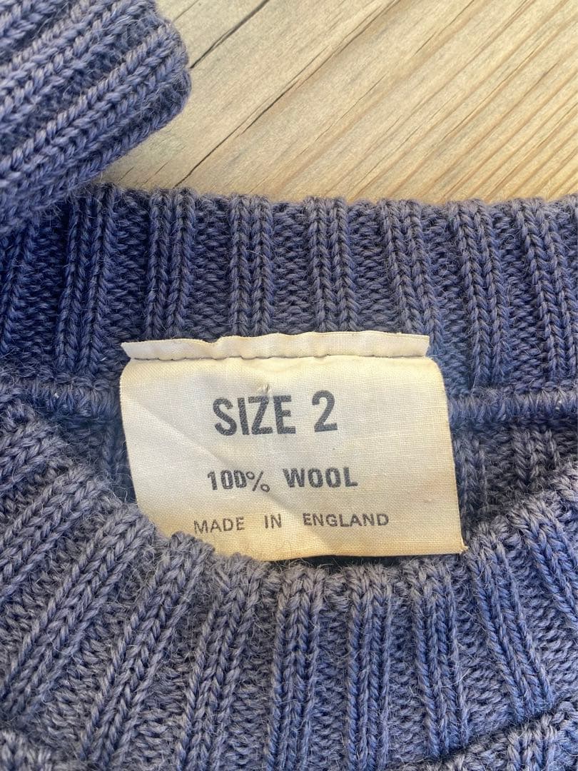 コマンドセーター100%woolサイズ40ミリタリー イギリス軍 ヴィンテージ