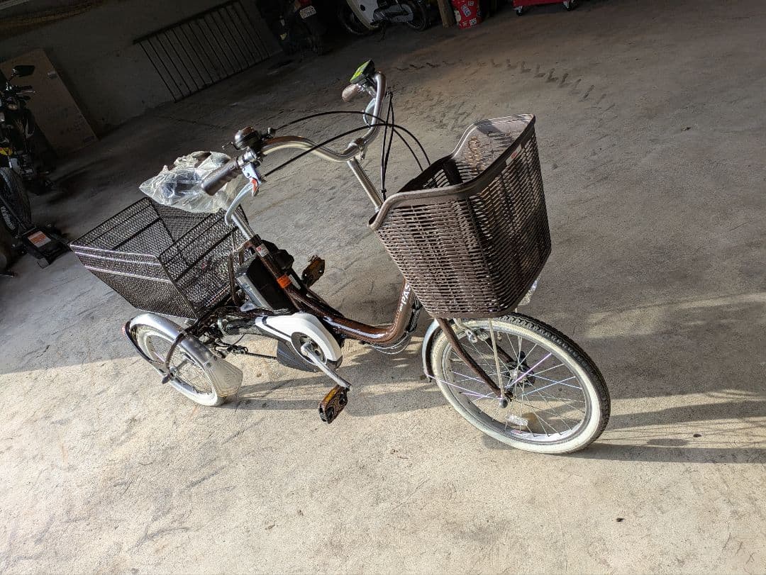 YAMAHA PAS 電動アシスト自転車 ブラウン