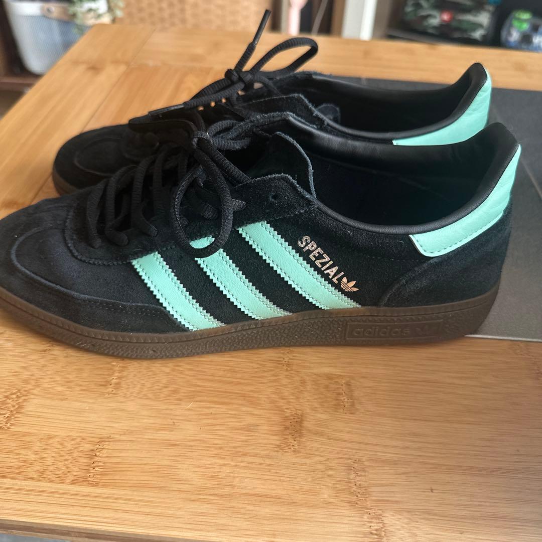 adidas Spezial ブラック/ミント シューズ27.5cm