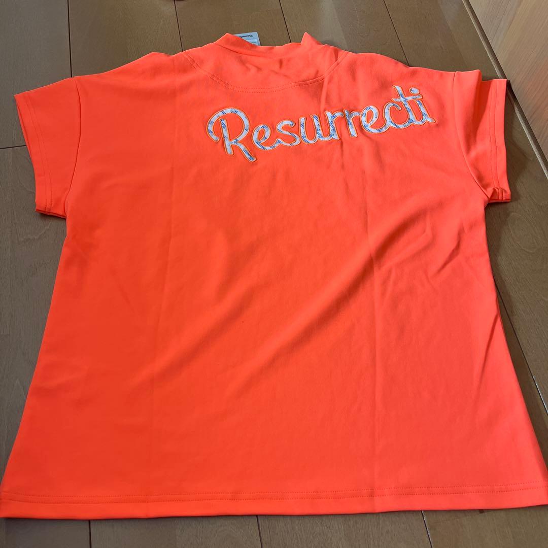 Resurrection 蛍光オレンジ シャツ