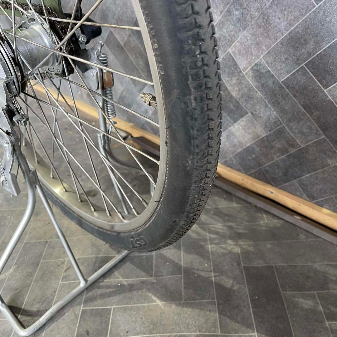 電動アシスト自転車 オリーブグリーン