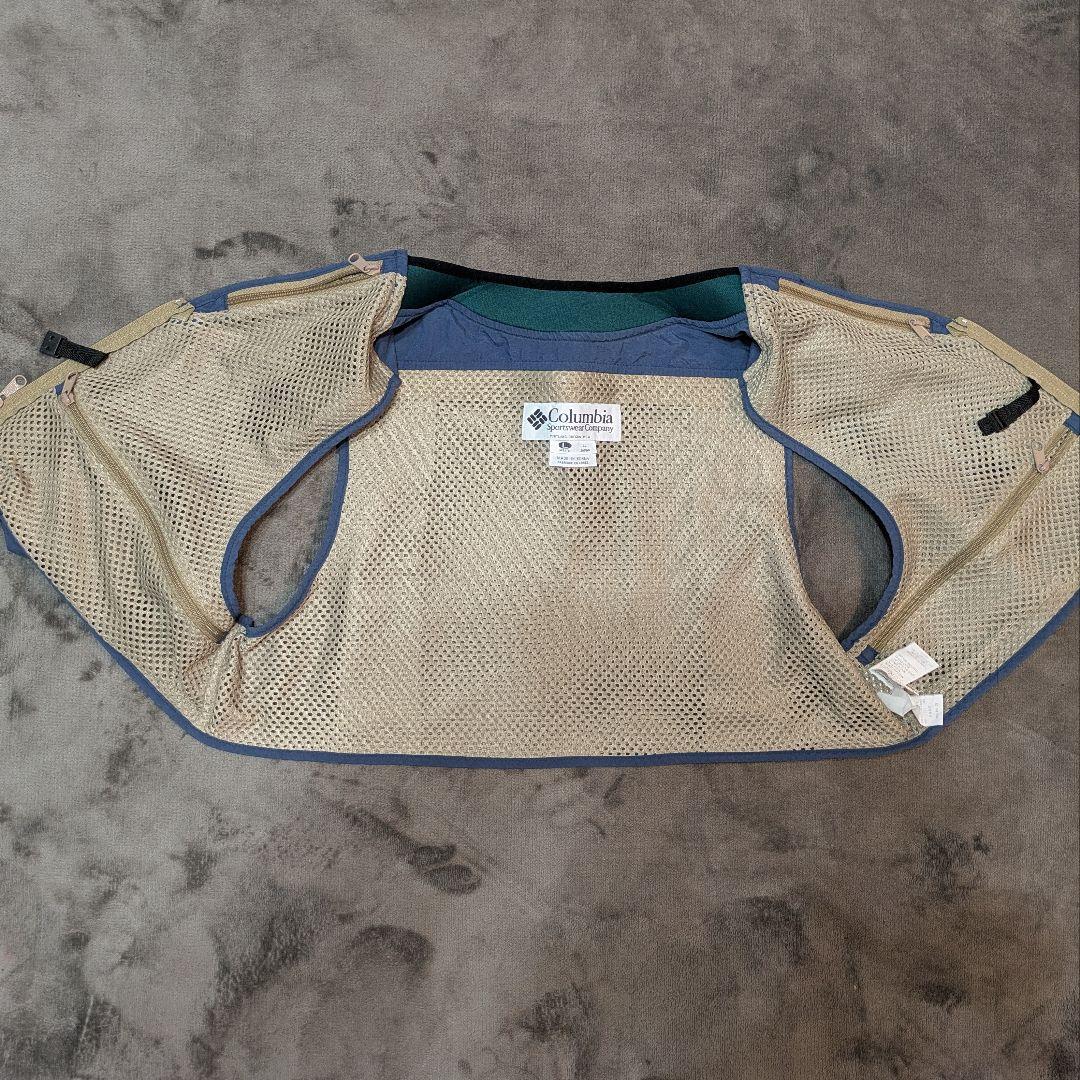 収納力抜群！90sヴィンテージ Columbia メッシュフィッシングベスト