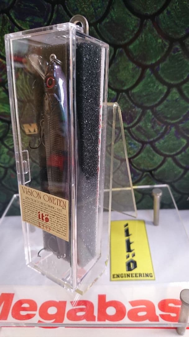 メガバス ビジョンワンテン '01デッドリーブラックイリュージョン 実釣未使用品
