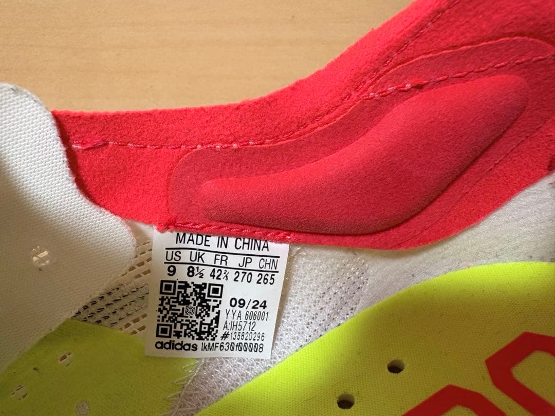 スパイク・シューズ ADIZERO TAKUMI SEN10 Cloud White/27.0cm
