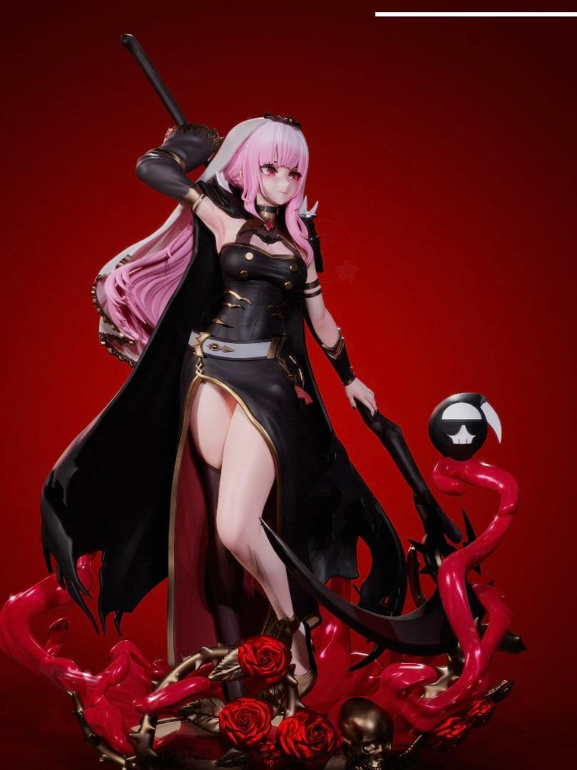 ホロライブ　美少女　美女　ガレージキット　未塗装未組立　フィギュア　1/7