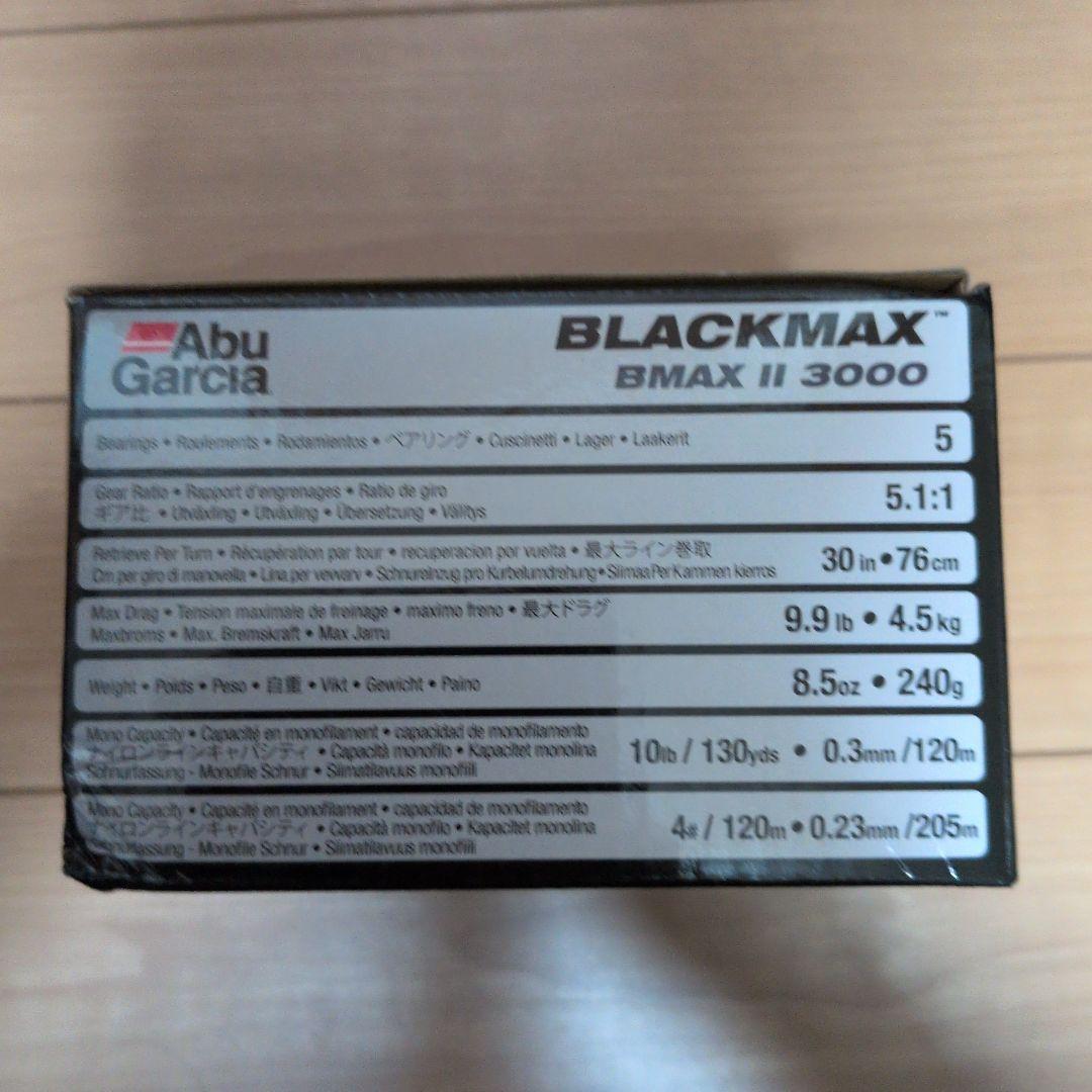 新品未使用 AbuGarcia BLACKMAX BMAX II 3000