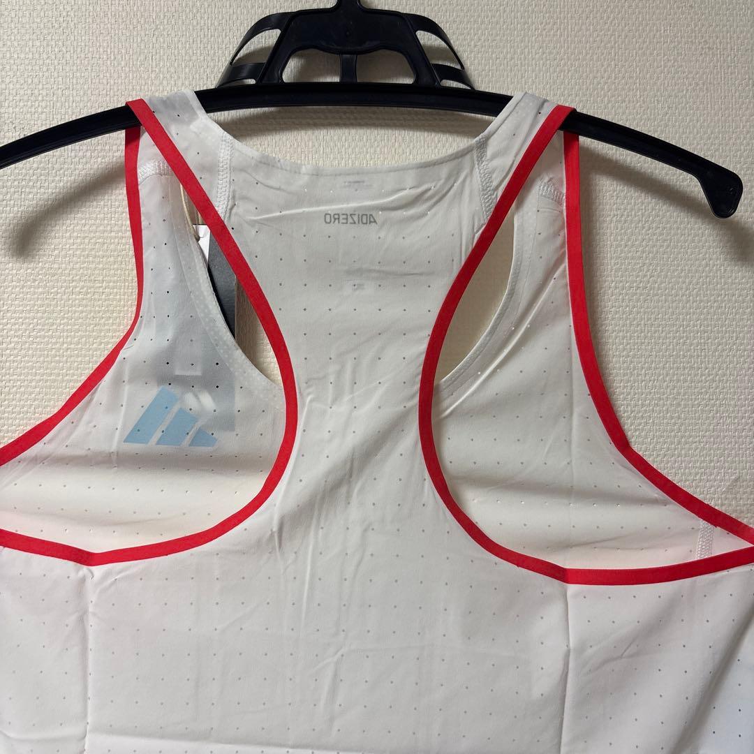 ⚫︎新品　未使用品⚫︎adidas ADIZERO シングレット　Mサイズ