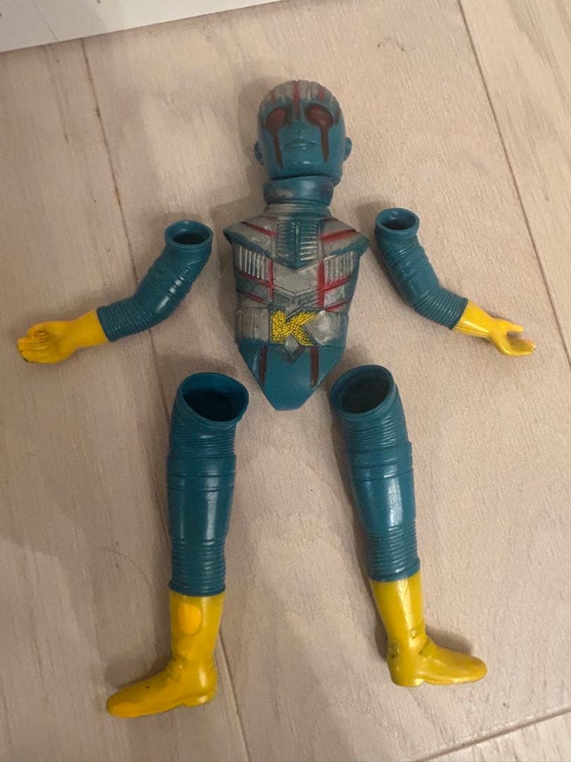 当時物　ロボット刑事　ソフビ　約20cm 検）マルサン ブルマァク　旧バンダイ
