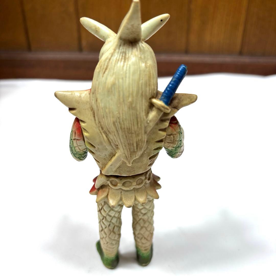 昭和レトロ　変身忍者　嵐　ソフビ　当時物
