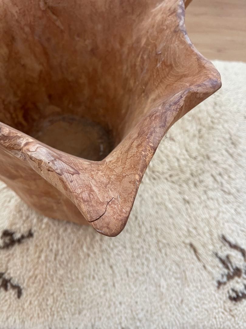 手彫りのwood object コンランショップ