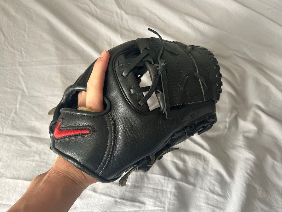 ナイキ NIKE ダイヤモンド 野球グローブ セット 内野手 右投げ ブラック