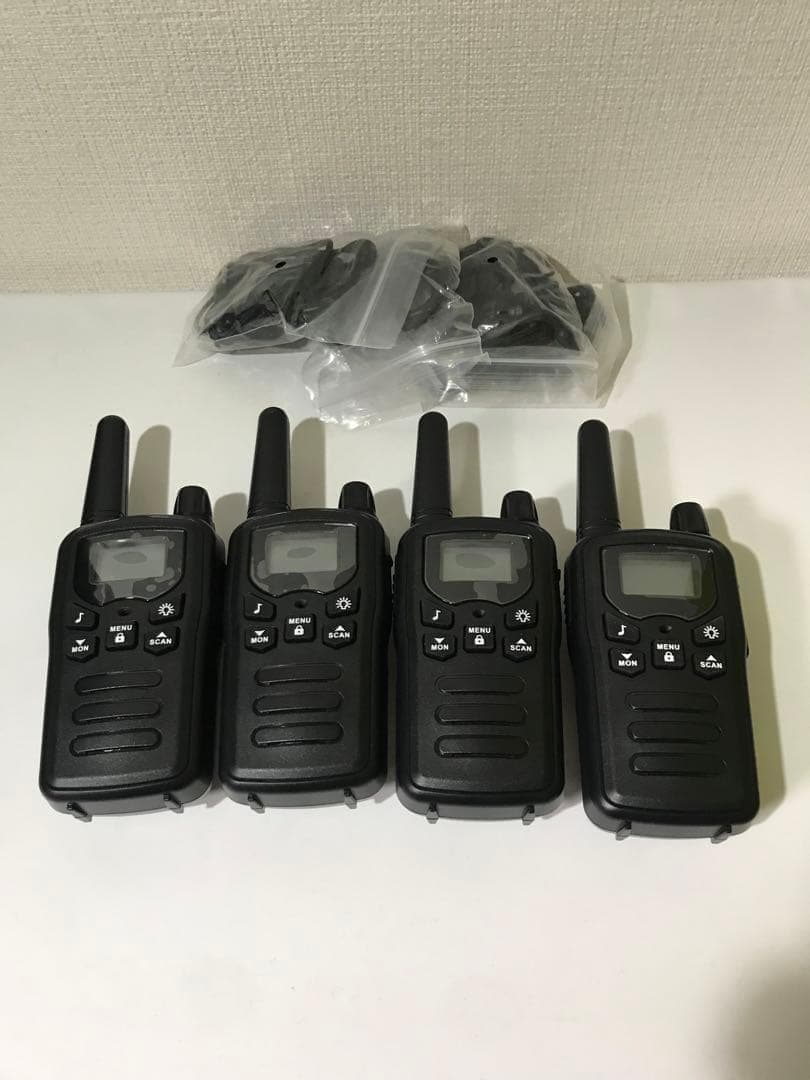 【M2849-127-100】インカム 特定小電力 トランシーバー 4台セット