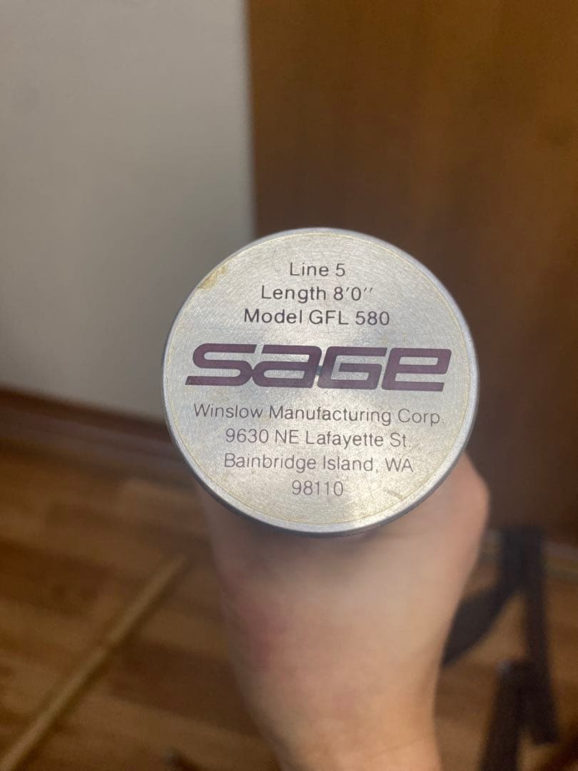 中古SAGEModel GFL 580 8'0\" line5フィッシングロッド