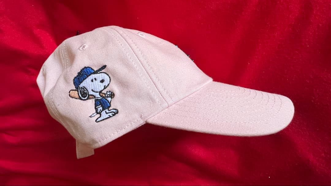 ☆新品☆キャップ　ドジャース　ピンク　スヌーピー ピーナッツ