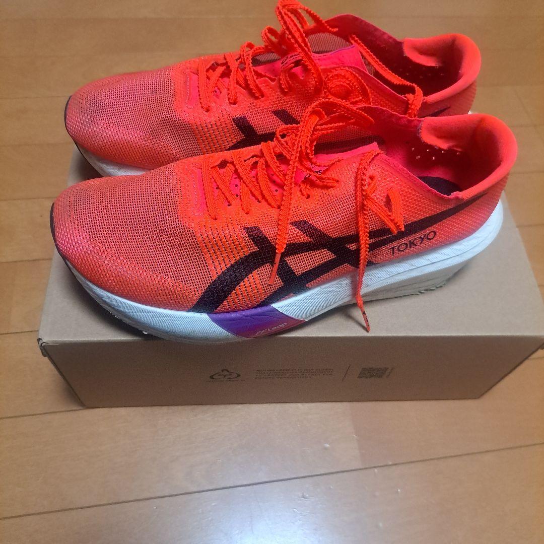 アシックス メタエッジトーキョー 赤28cm