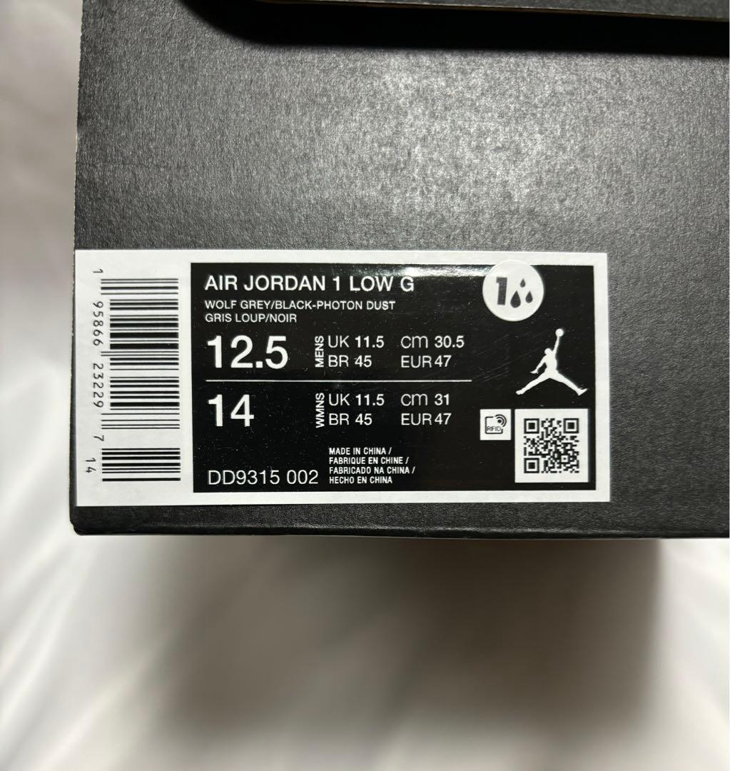 新品 Nike Air Jordan 1 Low Golf Wolf Grey