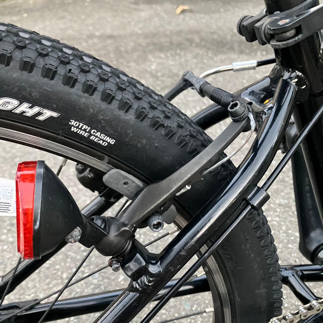 福岡市内直接引取り限定　自転車　ヨツバサイクル　24インチ　マウンテンバイク