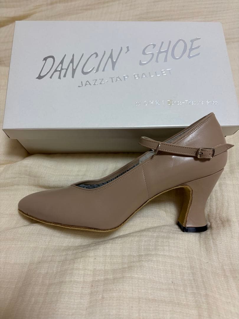 Dancin' Shoe ジャズ・タップバレエシューズ ベージュ