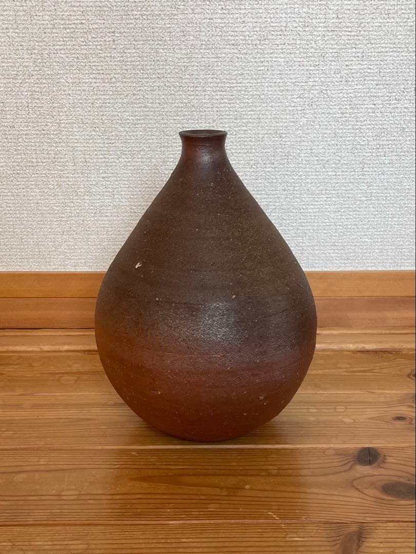 人間国宝、藤原雄の壺です 備前焼