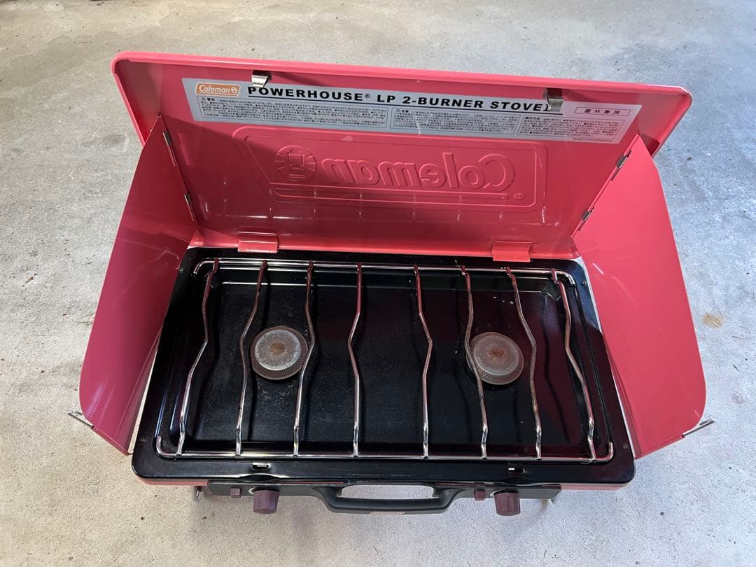 Coleman ツーバーナーコンロ　ストロベリー