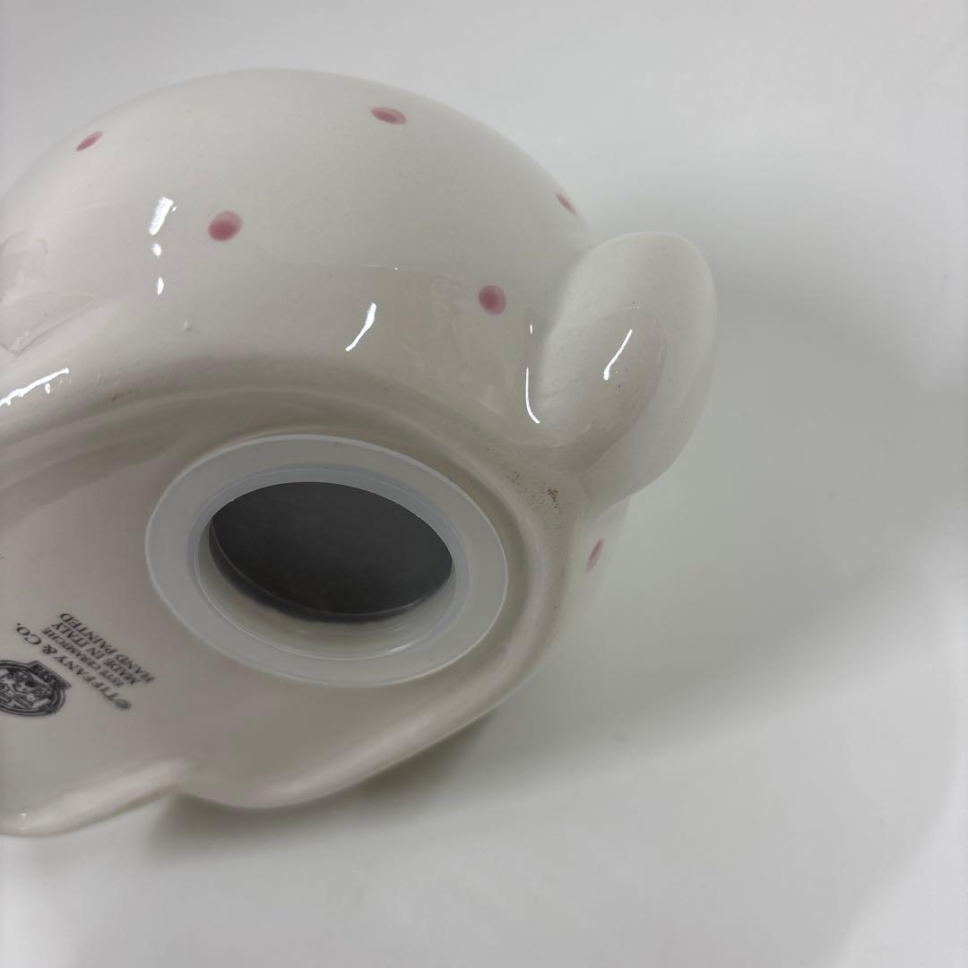 ティファニー　ラビット　貯金箱