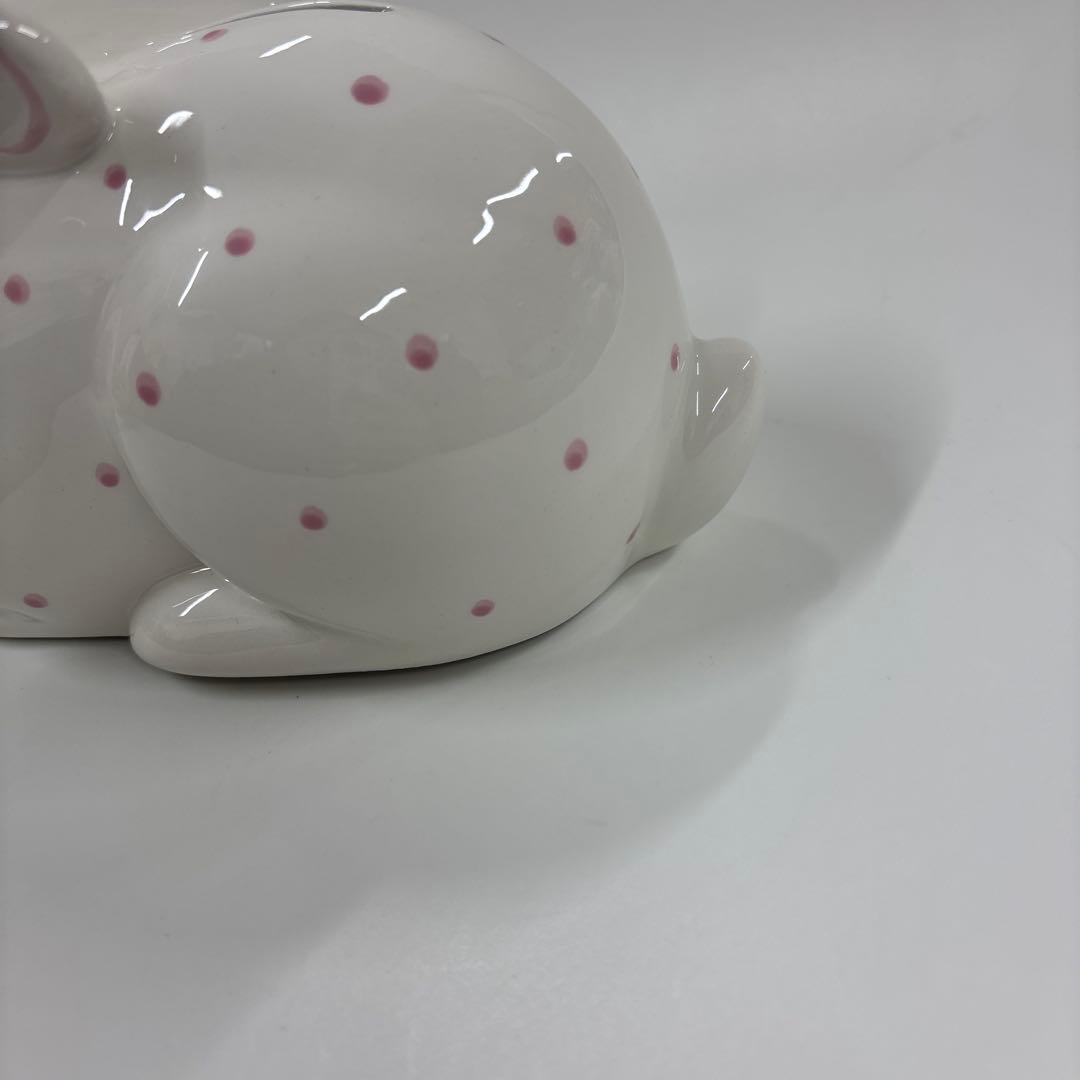 ティファニー　ラビット　貯金箱