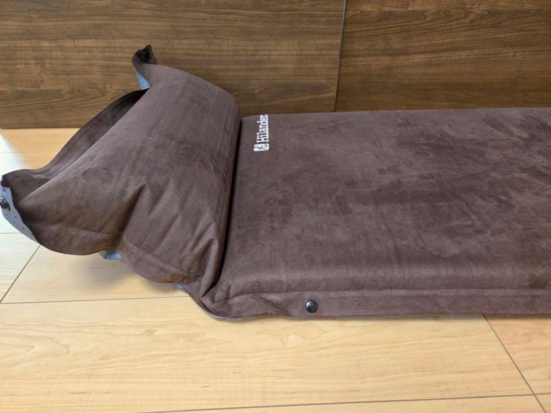 えるも様【2個セット】スエードインフレーターマット(枕付きタイプ) 5.0cm