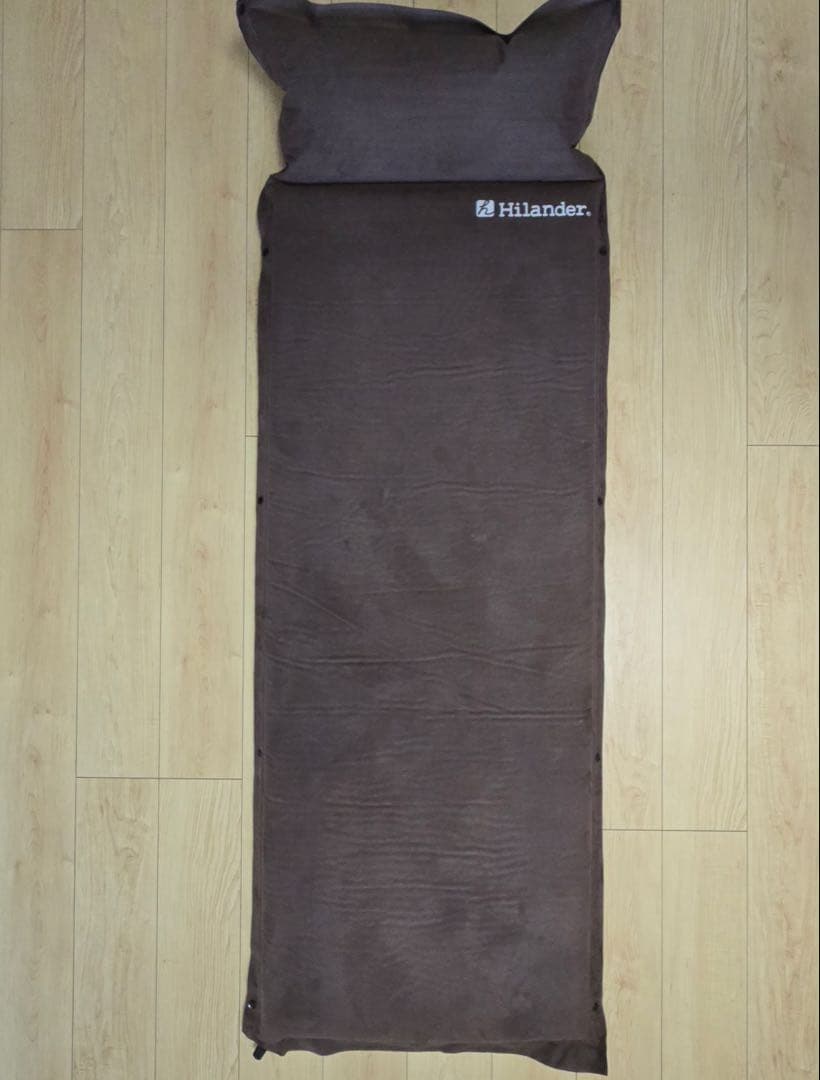 えるも様【2個セット】スエードインフレーターマット(枕付きタイプ) 5.0cm