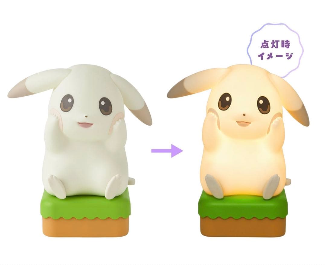 ポケモンセンター LEDライト ぽこ あ ポケモン ピカチュウ うすいろ