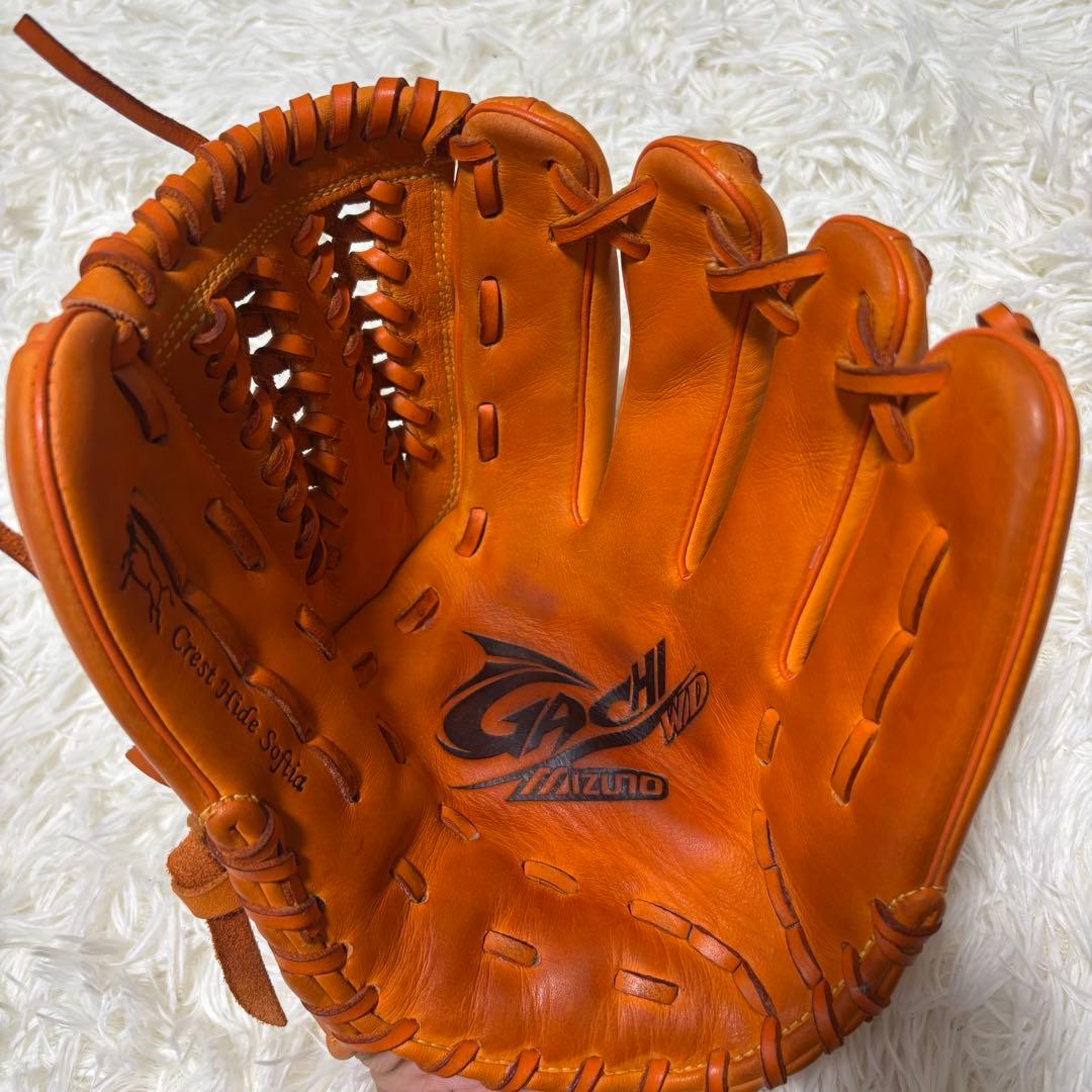 【美品】MIZUNO GACHI WD グローブ 軟式 ガチ 軟式グローブ 大人