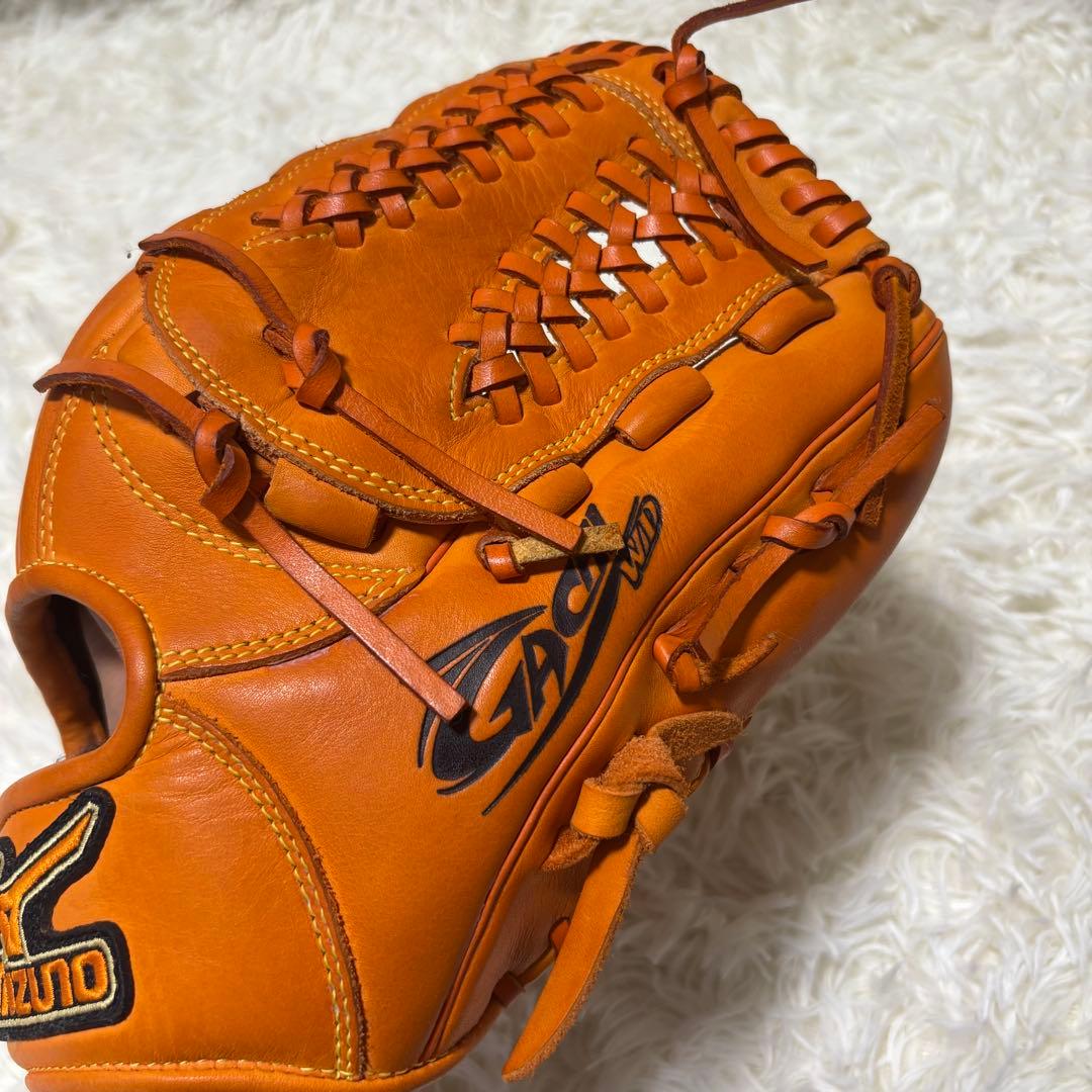 【美品】MIZUNO GACHI WD グローブ 軟式 ガチ 軟式グローブ 大人