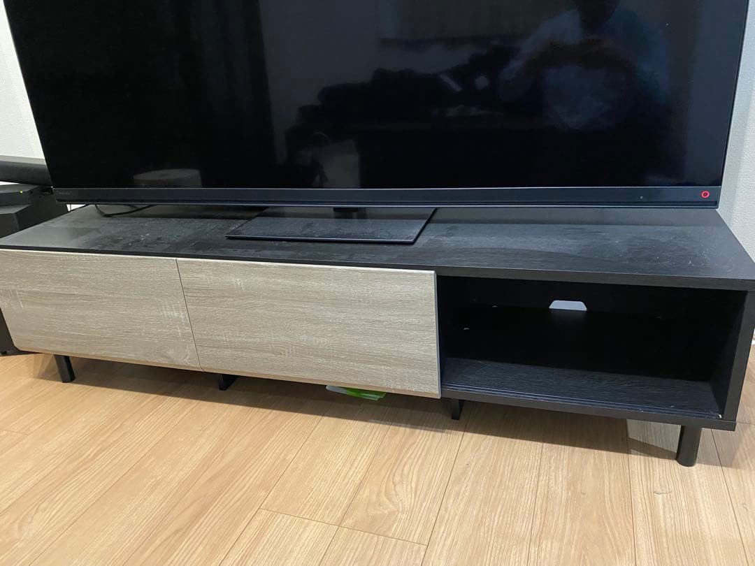 モダン グレー 木製 テレビ台 120cm/ AS-SLD 1200-GB