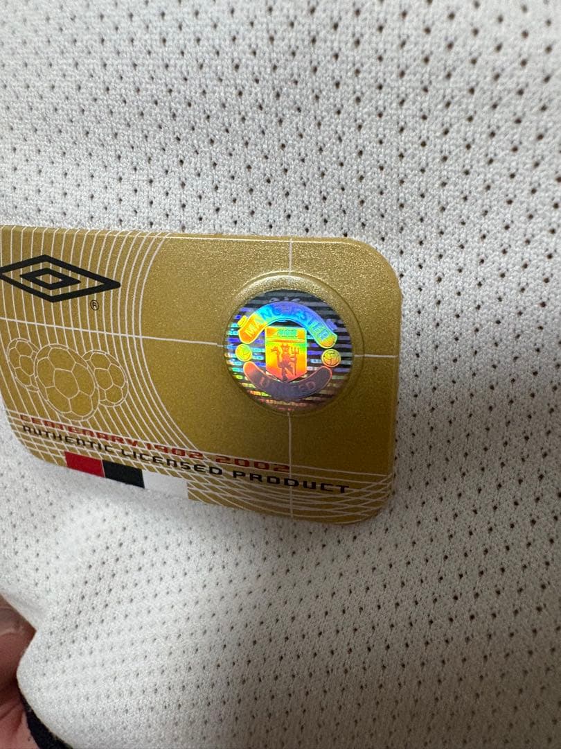 【正規品・当時物】 ベッカム 01/02 ユナイテッド100周年記念ユニフォーム
