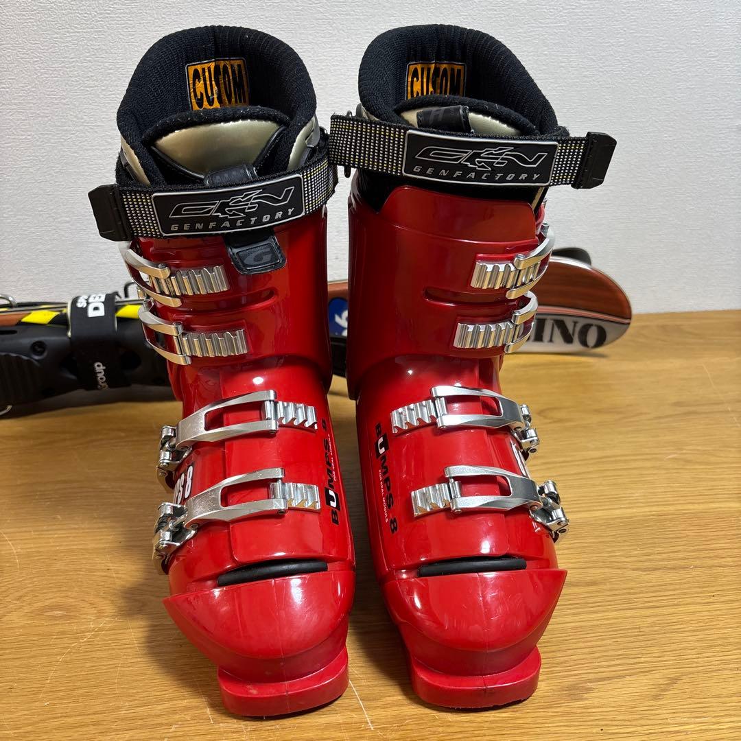 美品　メンズ　ショートスキー　ファンスキーセット　Gen 26-26.5cm
