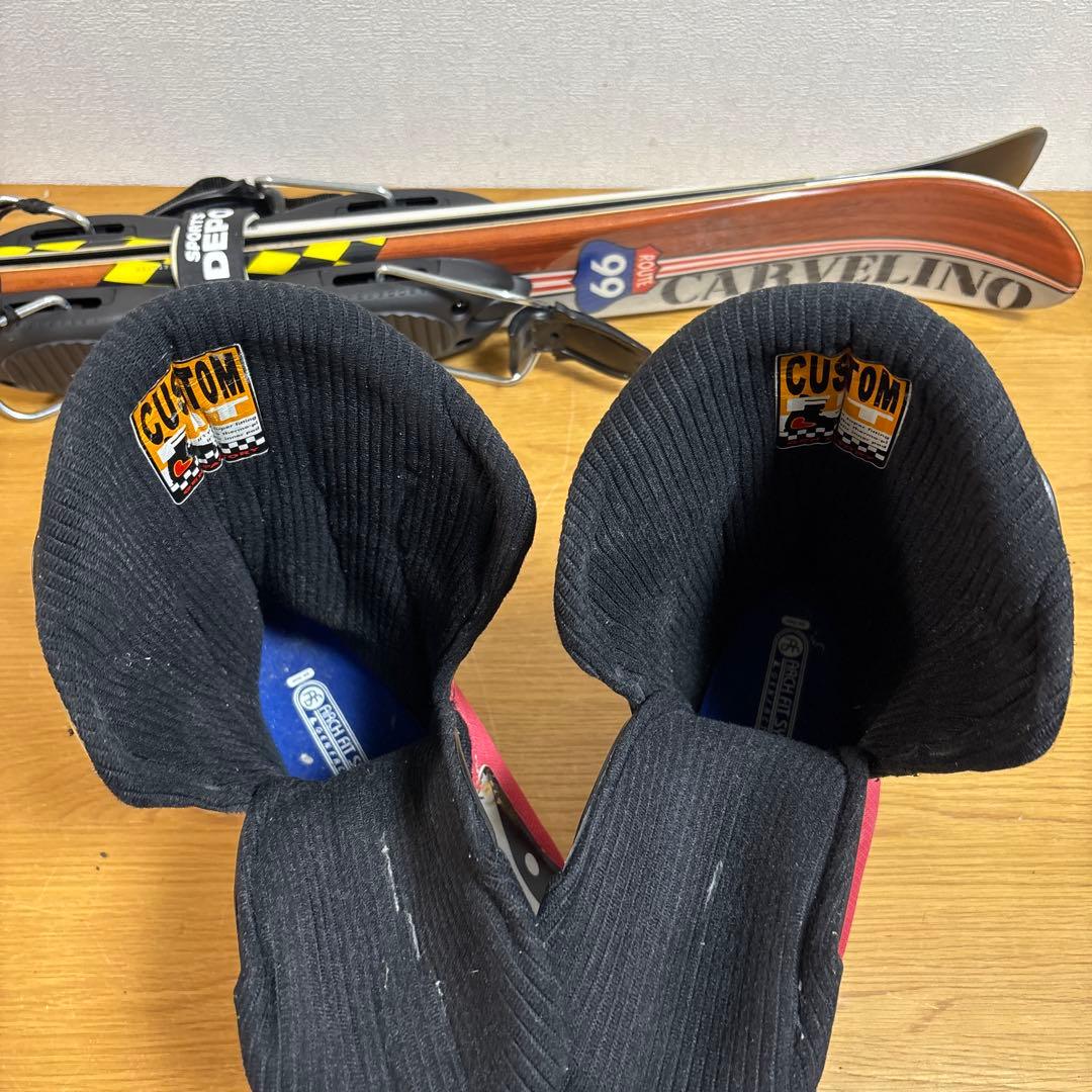 美品　メンズ　ショートスキー　ファンスキーセット　Gen 26-26.5cm
