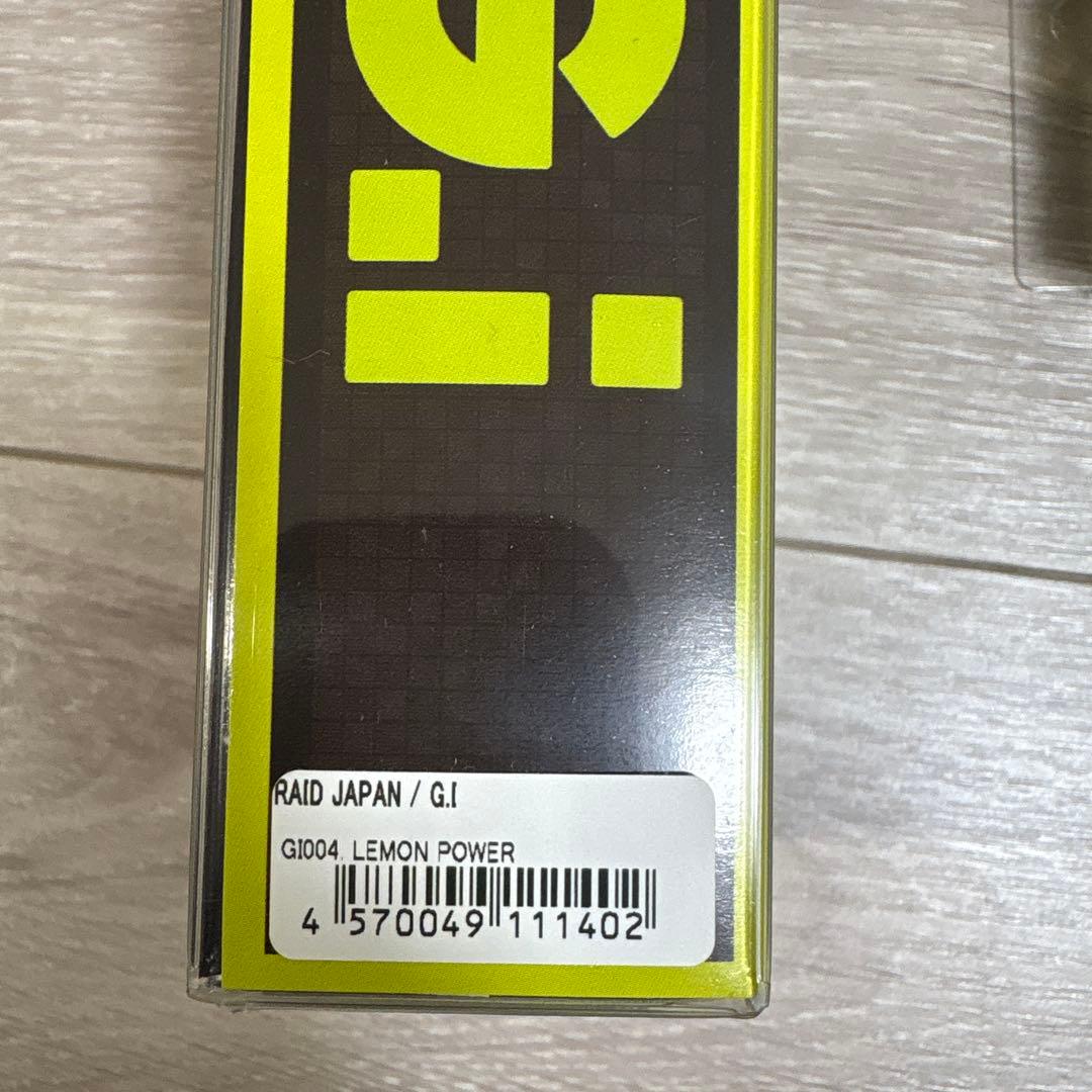 RAID JAPAN Gravity impact G.iルアー 3個セット