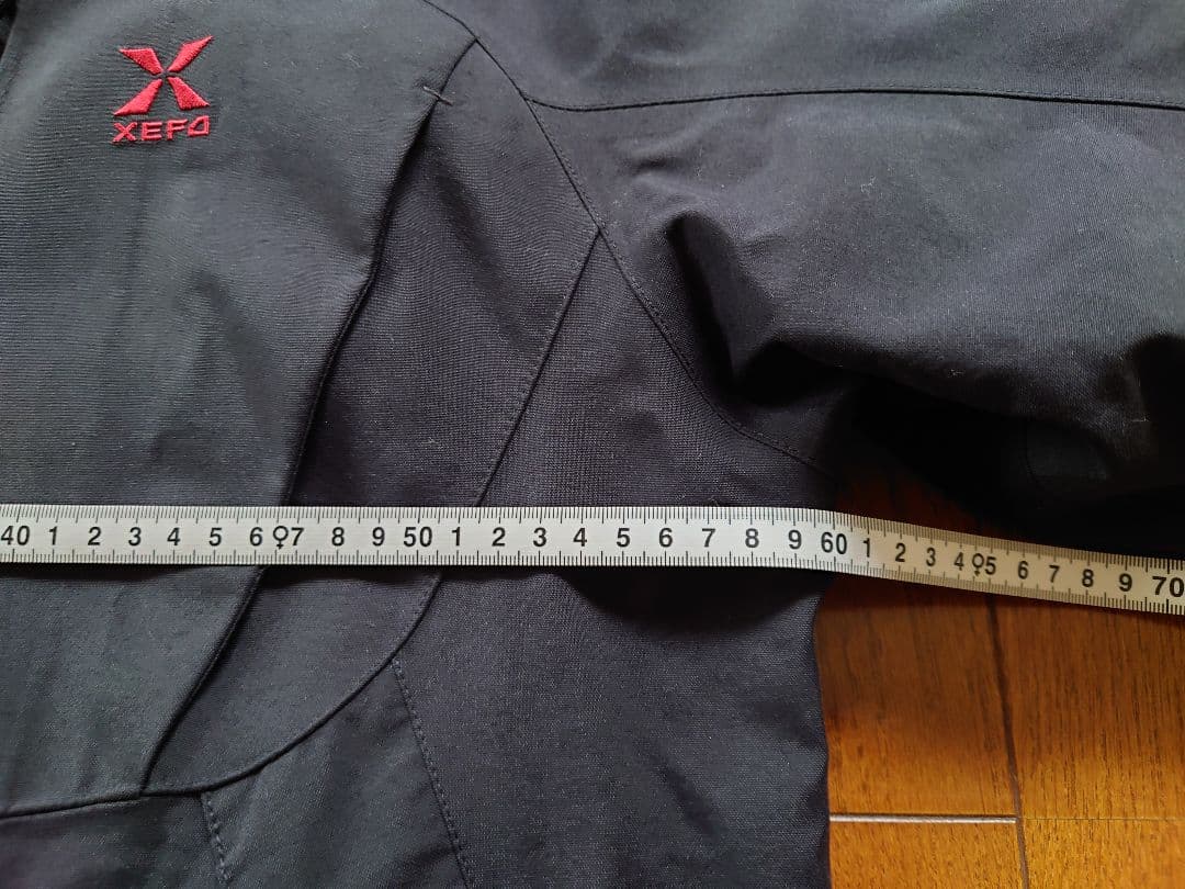 XEFO.GORE-TEX フード付ダウンレインウェア ブラック本日まで値下げ。