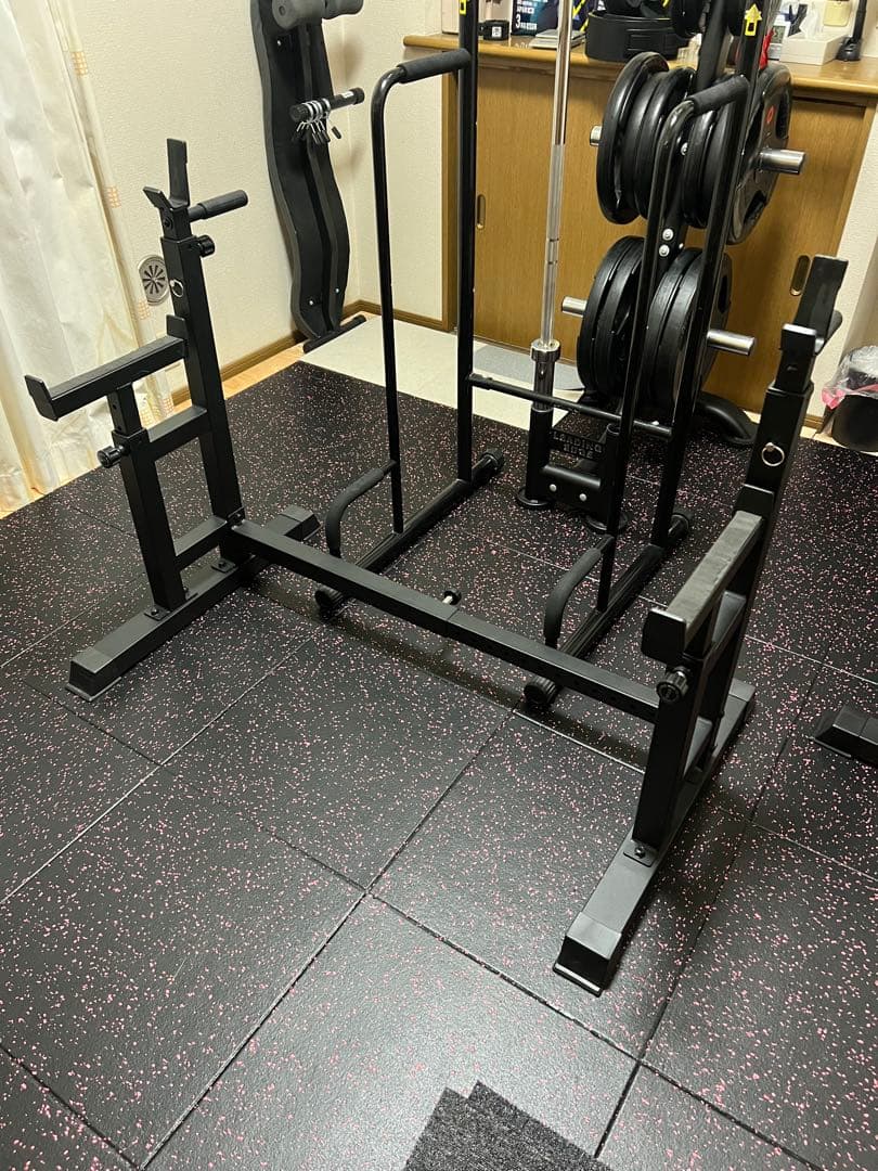 【引取限定】バーベルスクワットラック+ 懸垂ディップス器具