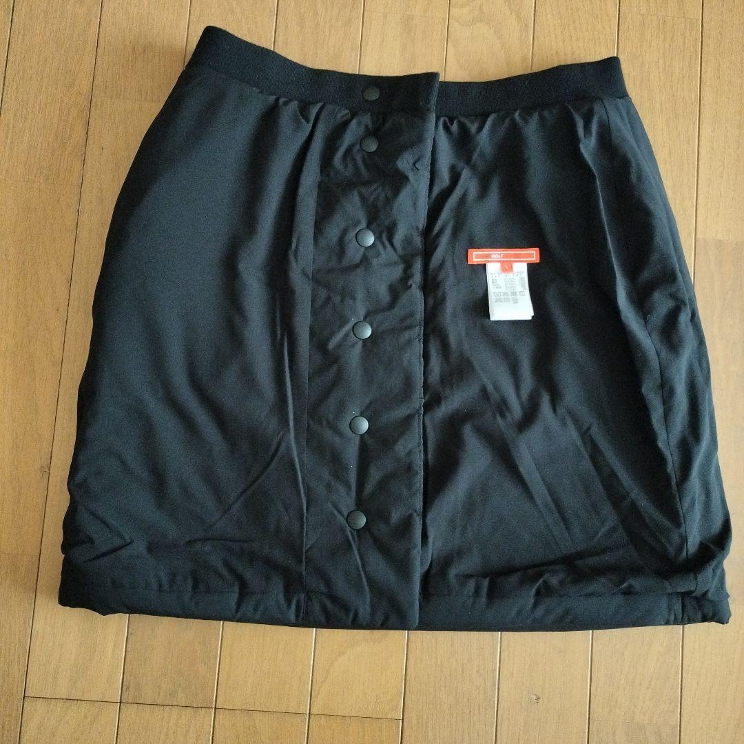 BEAMSGOLF　ブラック キルティングスカート レディース