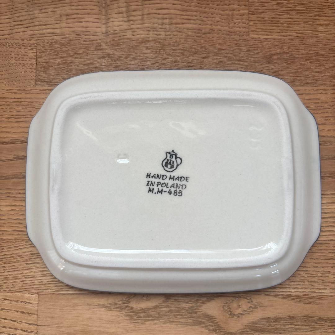 ポーリッシュポタリ　グレープ柄 バターケース
