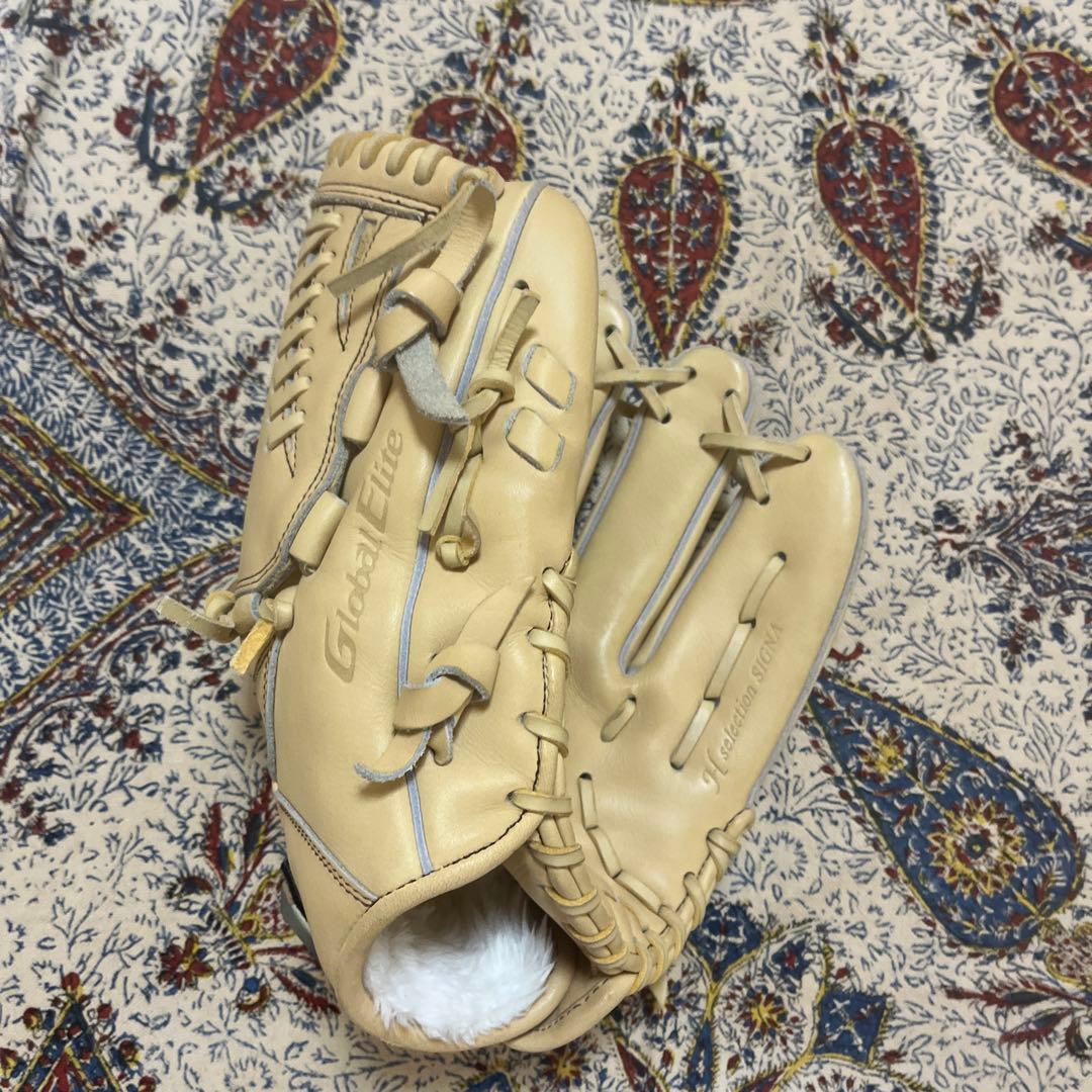 ⭐︎美品⭐︎ Mizuno Global Elite 右投げ用グローブ ベージュ