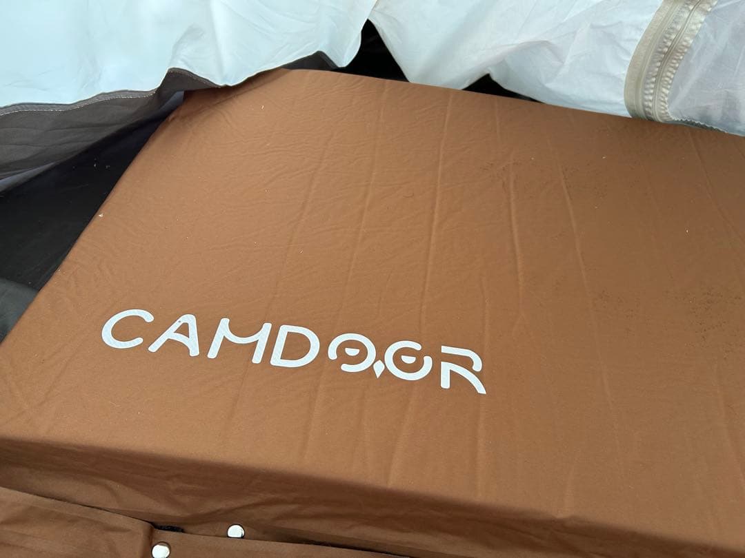 インフレーターマット　CAMDOOR 厚さ10cm ブラウン 2個組