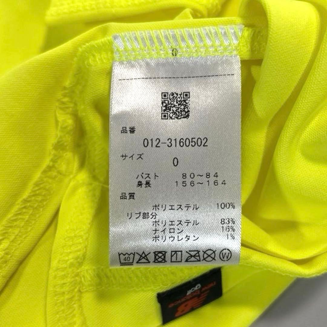 未使用❗️ ニューバランスゴルフ ノースリーブポロシャツ 0/S イエロー