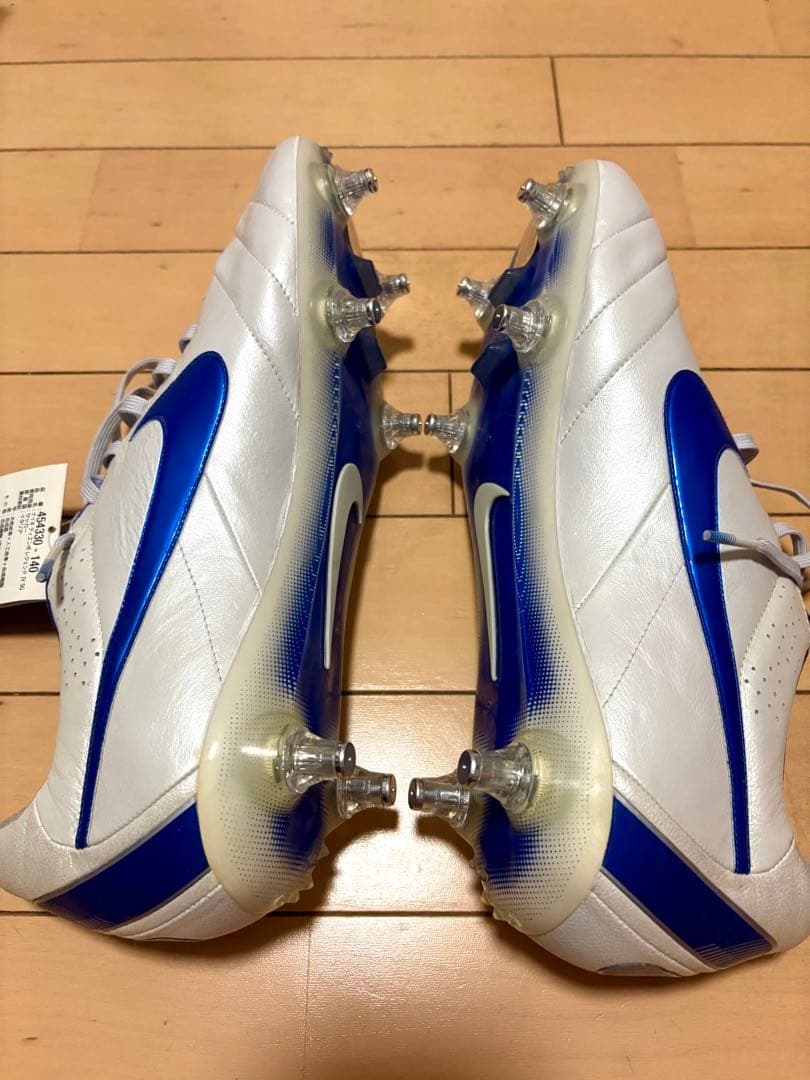 Nike スパイク29.5cm TIEMPO 4 ホワイト/ブルー