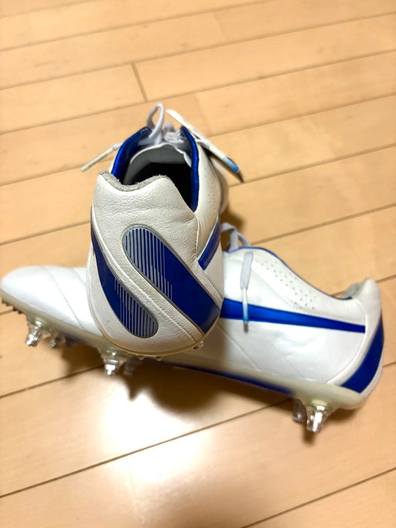 Nike スパイク29.5cm TIEMPO 4 ホワイト/ブルー