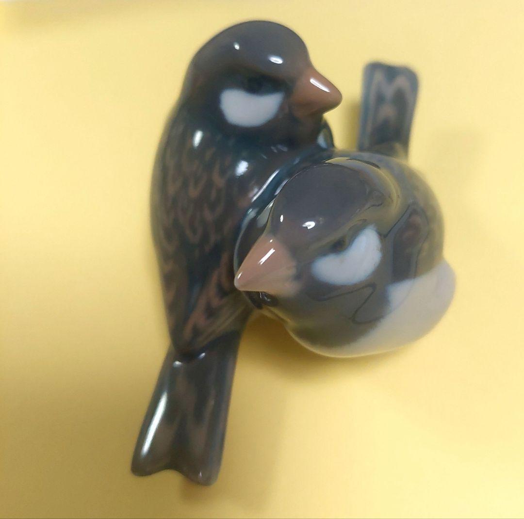 お値下げ【  ロイヤルコペンハーゲン】雀　置物　鳥